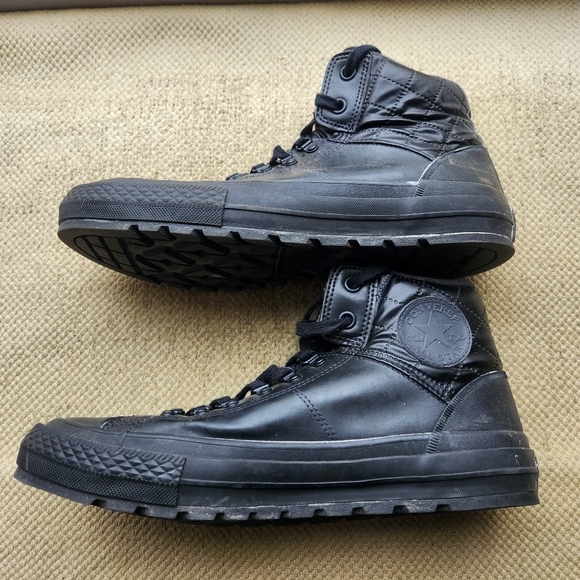 Converse Chuck Taylor Black Street Hiker CTAS Mens 10 Womens 11.5 All Star - Picture 4 of 9